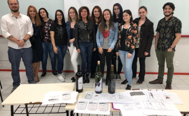 Acadêmicos da Unesc desenvolvem rótulos para a Villa Francioni