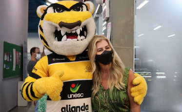 O sucesso do Tigrão nos corredores da Unesc