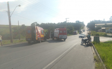 Motociclista fica ferido em colisão no bairro União