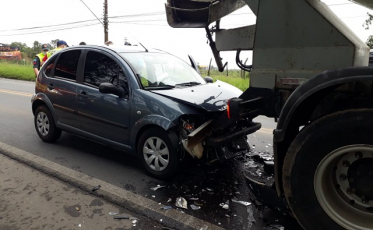 Mais um acidente na SC-445 (VÍDEO)