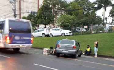 Acidente em frente ao Hospital São José