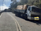 Caminhão sai da pista na Serra do Rio do Rastro