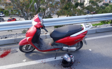 Linha de pipa provoca acidente em rodovia