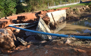 Previsão: volta da água na sexta em Sangão