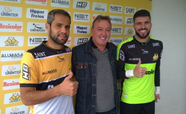 Adilson Goiano e Paulo Gianezini apresentados no Criciúma