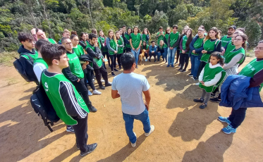 Acadêmicos da Unesc visitam a aldeia indígena em Imaruí