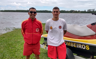 Após 12 anos, Bombeiro Militar reencontra vítima de afogamento