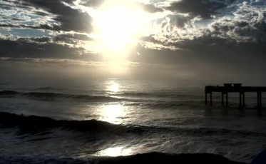 As belas imagens do amanhecer no Sul catarinense