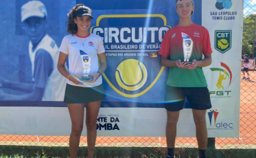 Tenistas do Mampituba são destaques na 5ª etapa do Sul Brasileiro