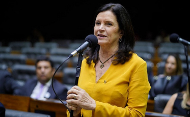 O que faltam para as obras de SC é ritmo e não recursos, afirma Ângela Amin