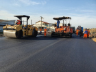 Já tem asfalto na segunda etapa da Beira Mar do Rincão