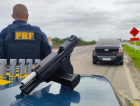 PRF prende motorista e apreende pistola e munições em Laguna