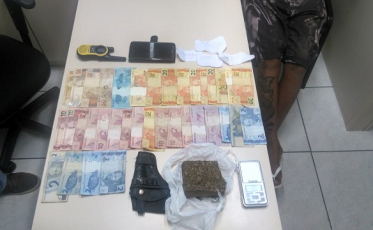 Apreensão de droga e prisão na terça de Carnaval em Forquilhinha