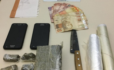 Dupla com maconha é flagrada em Criciúma