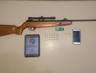 Cinco armas de fogo apreendidas em seis dias