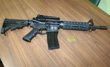 Um fuzil para fortalecer a Polícia Militar de Cocal do Sul