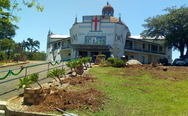 Polêmico corte de árvores no Santuário