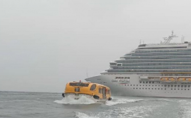 Passageira de cruzeiro é resgatada com suspeita de meningite em Laguna