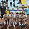 Sub-10 de Cocal do Sul/Anjo Futsal vence as três partidas do turno da segunda fase do Campeonato Estadual