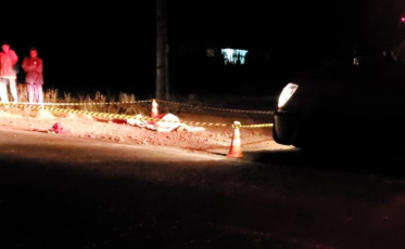 Atropelado por ônibus vai a óbito em Turvo