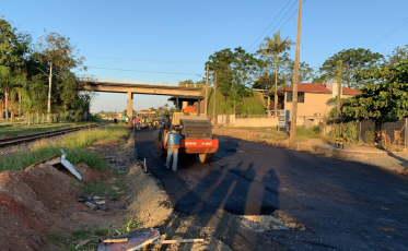 Com precauções tomadas, prefeitura de Içara segue obras