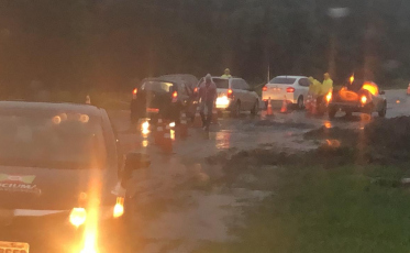 Fim de tarde complicado na Imigrantes Poloneses