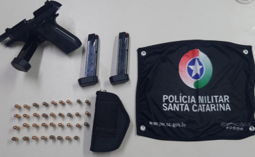 Criciúma: Homem é detido por porte ilegal de arma de fogo 
