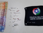 Pela segunda vez em dois meses, jovem é preso por tráfico de drogas em Criciúma