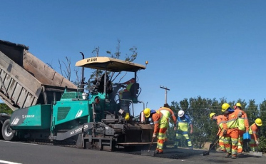 Asfalto, sinalização e pedágio: o trabalho na BR-101 Sul