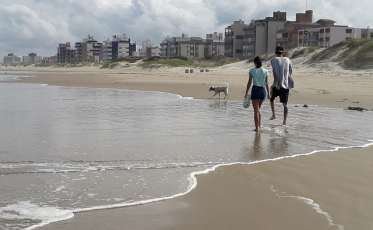 Domingo de Páscoa com jeito de praia