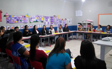 Profissionais da educação no Rincão passam por capacitação