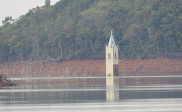 Vento chegou a 134 km/h na Barragem do Rio São Bento