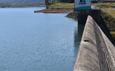 Orientação e limitação de visitantes na Barragem do Rio São Bento