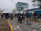 1º Passeio Ciclístico do Peixe arrecada alimentos e doa para a APAE