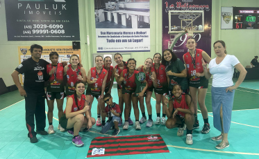 Basquete feminino de Criciúma é vice-campeão Brasileiro Sub-15