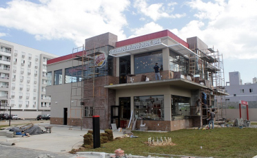 Retoques finais no Burger King