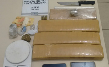 Casal é preso por tráfico de drogas 