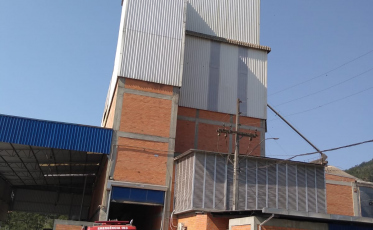 Abatedouro pega fogo em Nova Roma