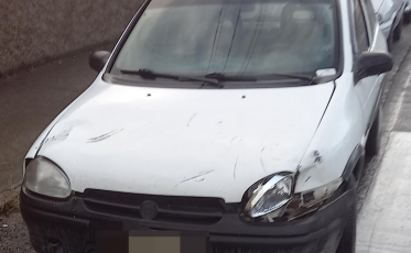 Cocal do Sul: Acidente entre carro e moto deixa motociclista ferida