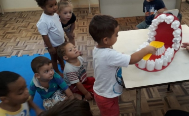 Projeto leva higiene e saúde bucal para CEI