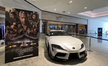 Franquia de Vin Diesel estreia em Criciúma com exposição de máquina veloz e furiosa