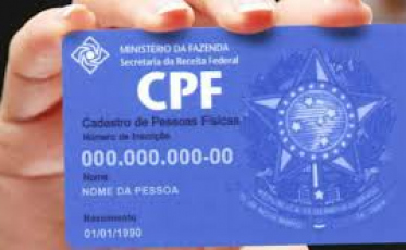 Inscrição de novos CPFs pode ser feita por e-mail