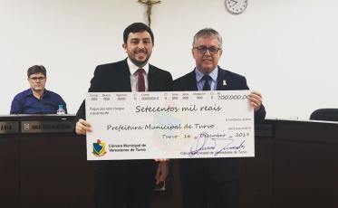 Em Turvo, Câmara devolve R$ 700 mil à Prefeitura