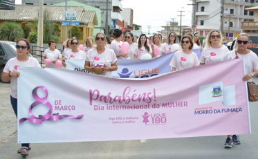 Morro da Fumaça: caminhadas, visitas e conscientização marcam o Dia da Mulher