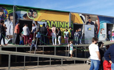 Caminhão Amigo chega ao bairro Santo André