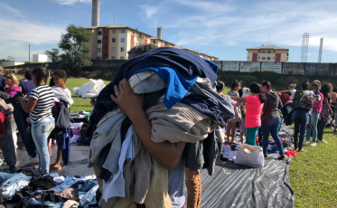 A campanha segue precisando de agasalhos