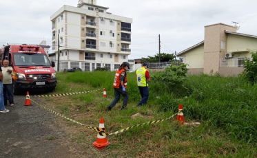 Cadáver é encontrado na área central de Araranguá