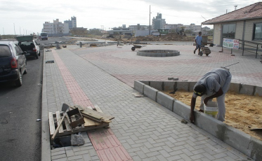 Calçadão do Rincão aberto no fim de semana