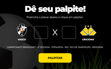 Bolão Bistek: 41% dos torcedores acreditam em vitória do Criciúma