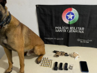 Balneário Arroio do Silva: homem é preso por tráfico de drogas e porte ilegal de arma de fogo